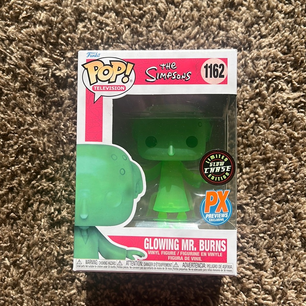 Me burns glow in the dark Chase